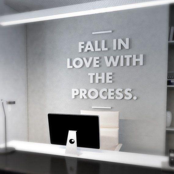 Fall in Love with the process