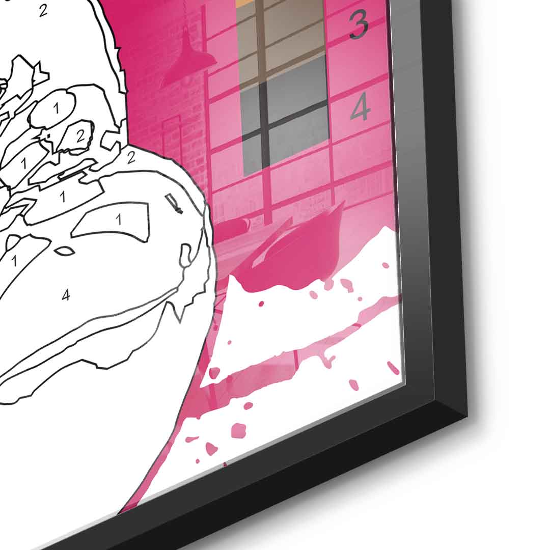 Bear Splash - Acrylglas