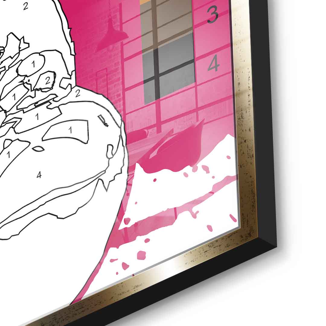 Bear Splash - Acrylglas