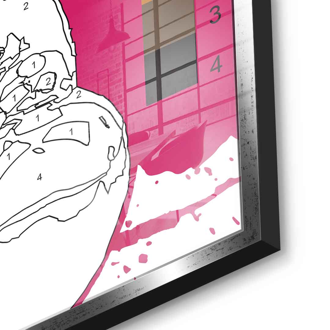 Bear Splash - Acrylglas