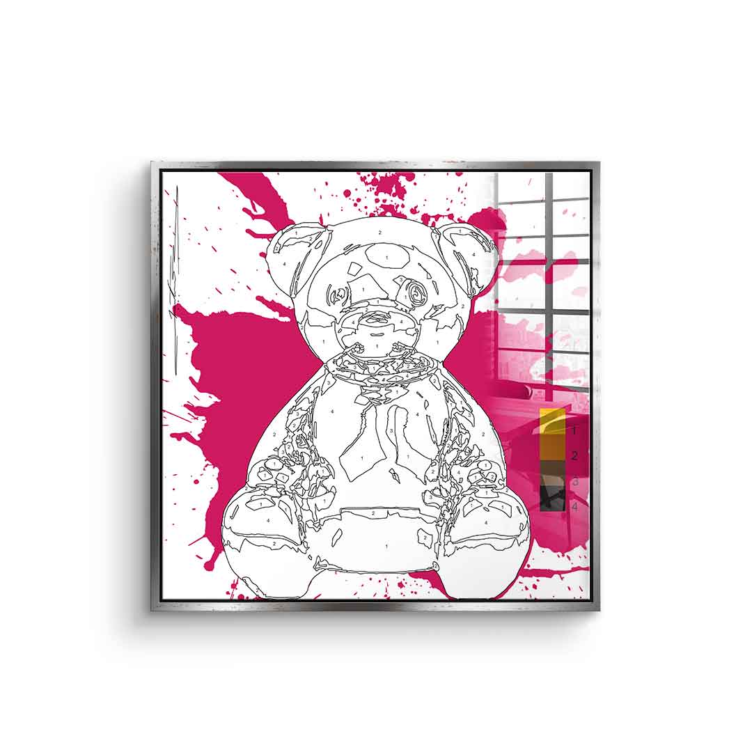 Bear Splash - Acrylglas