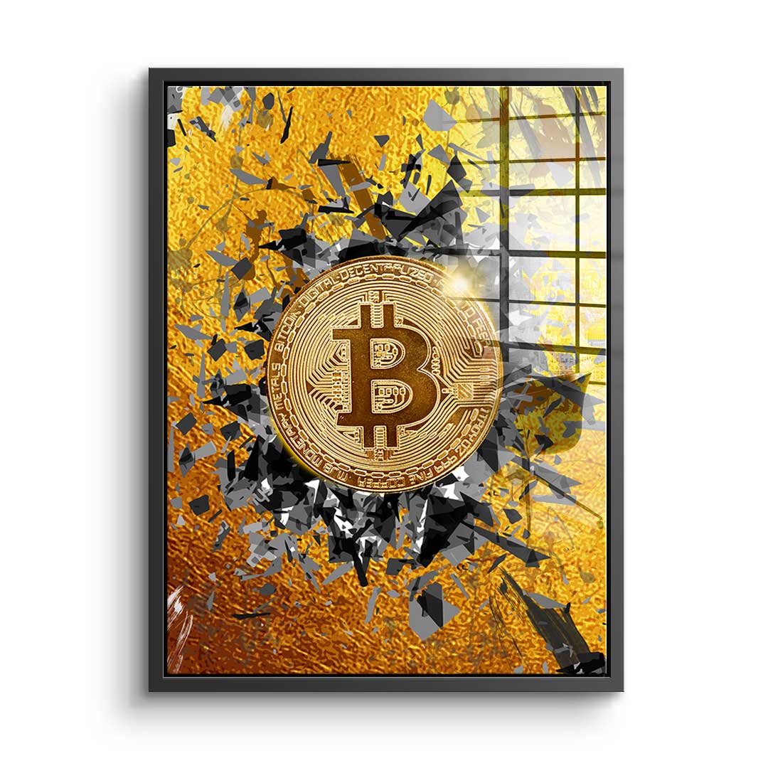 Bitcoin Explosion - Acrylglas