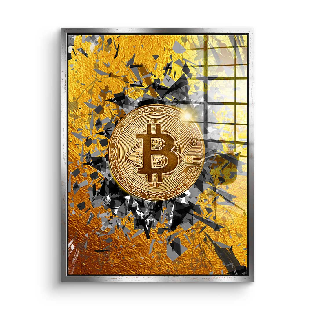Bitcoin Explosion - Acrylglas