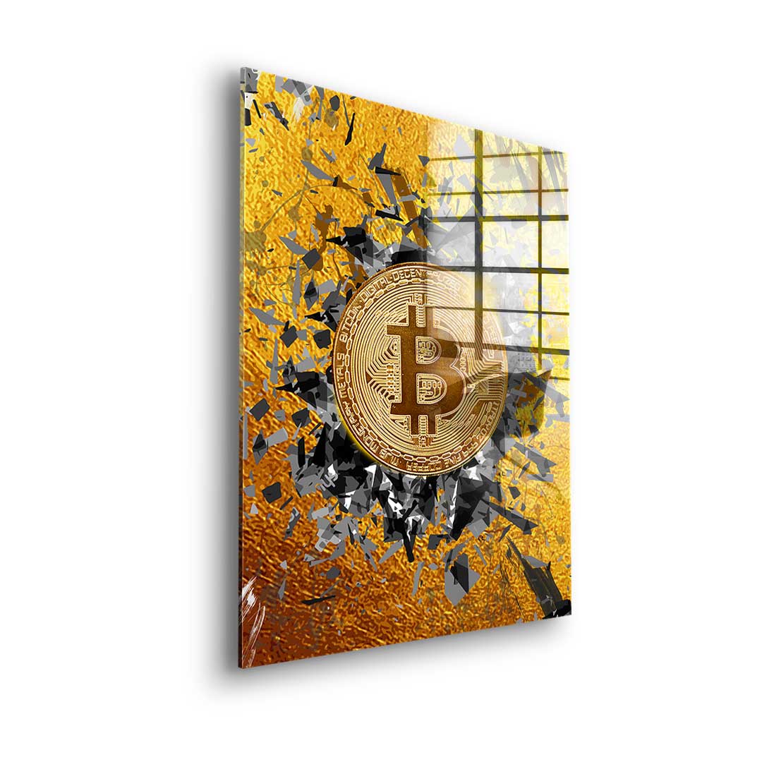 Bitcoin Explosion - Acrylglas