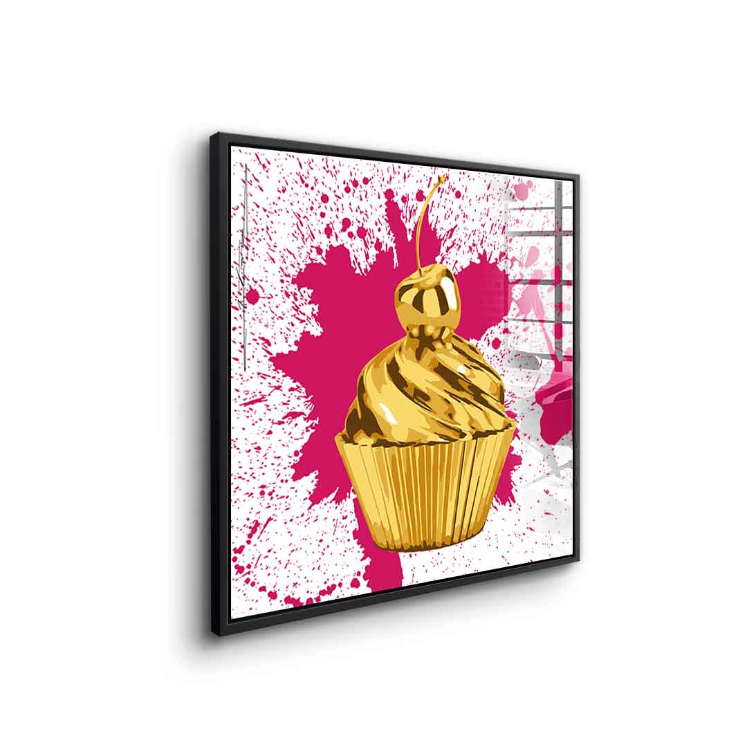 Cupcake Splash - Acrylglas