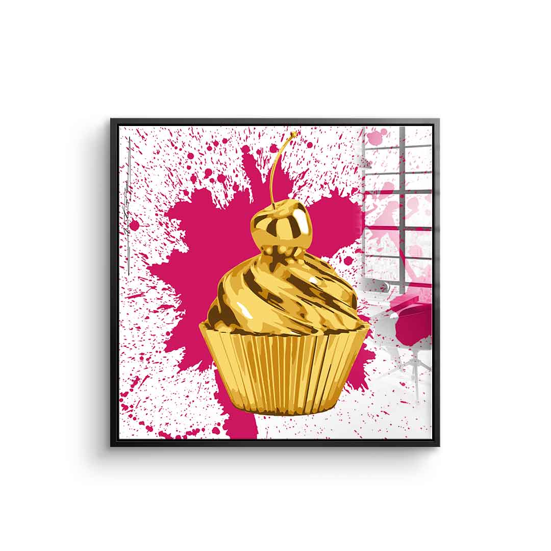 Cupcake Splash - Acrylglas