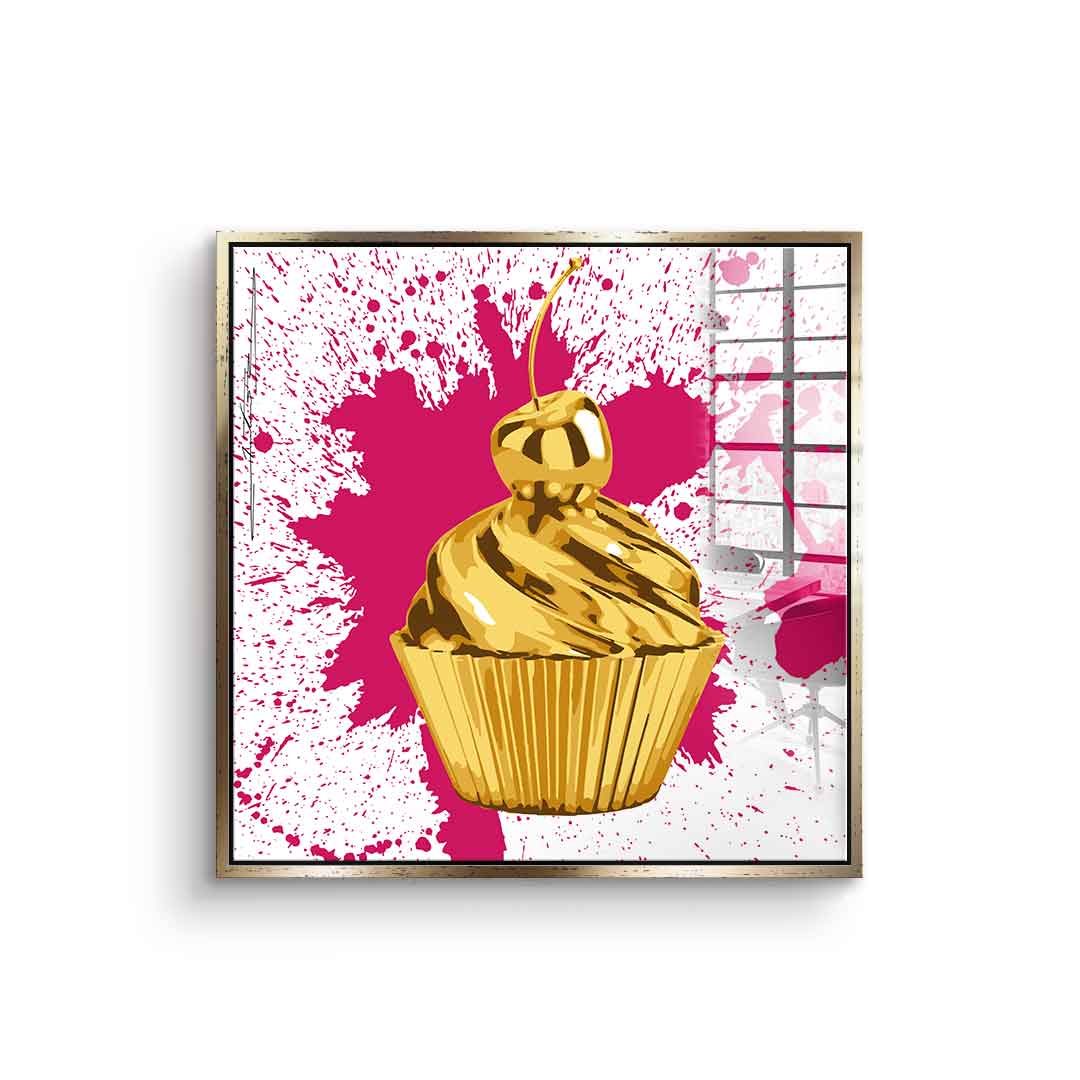Cupcake Splash - Acrylglas