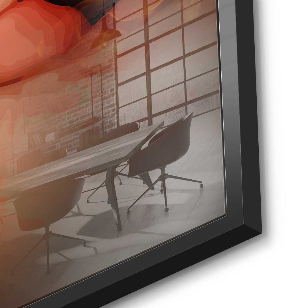 Goldrausch Bitcoin - Acrylglas