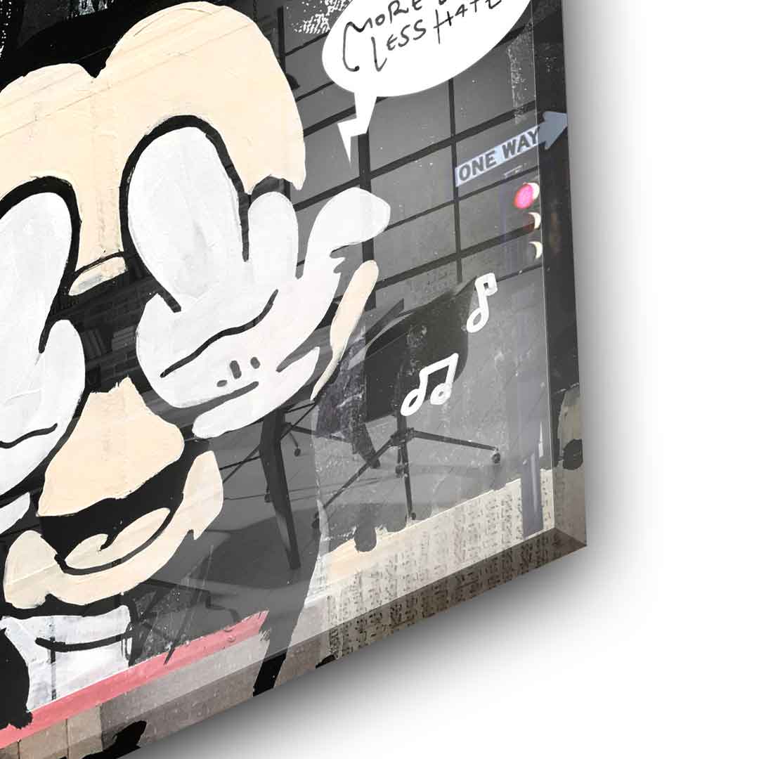 Less Hate - acrylic glass