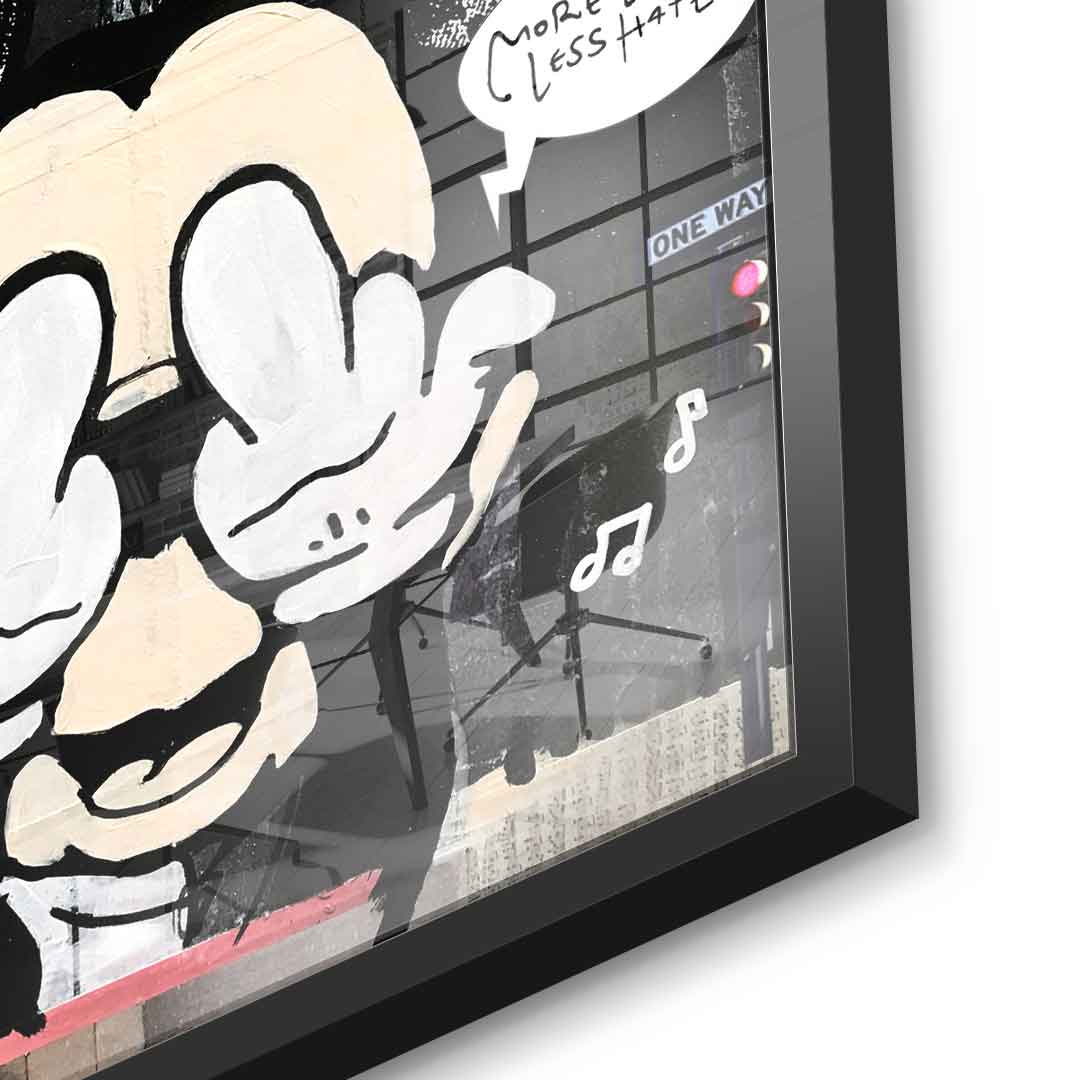 Less Hate - acrylic glass