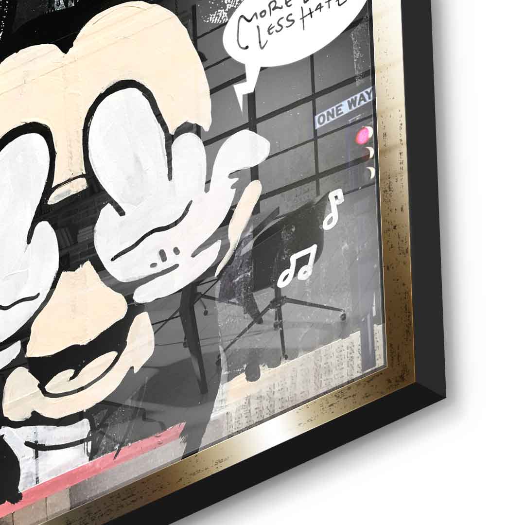 Less Hate - acrylic glass