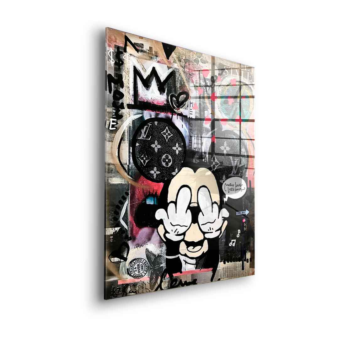 Less Hate - acrylic glass