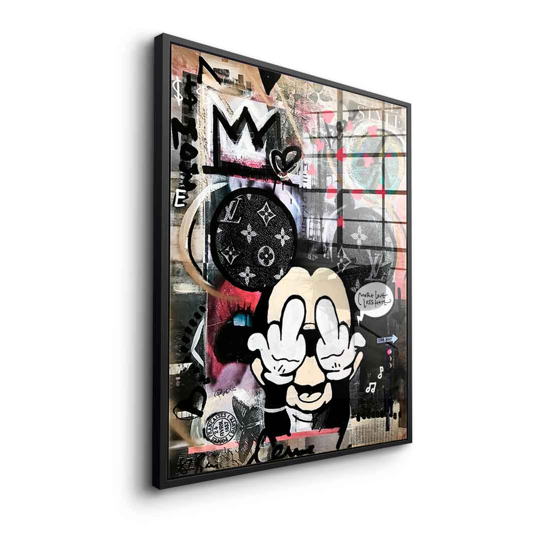 Less Hate - acrylic glass