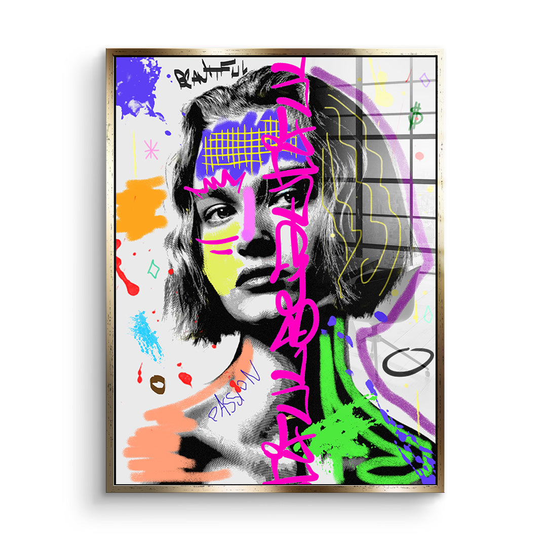 Lady Power - Acrylglas