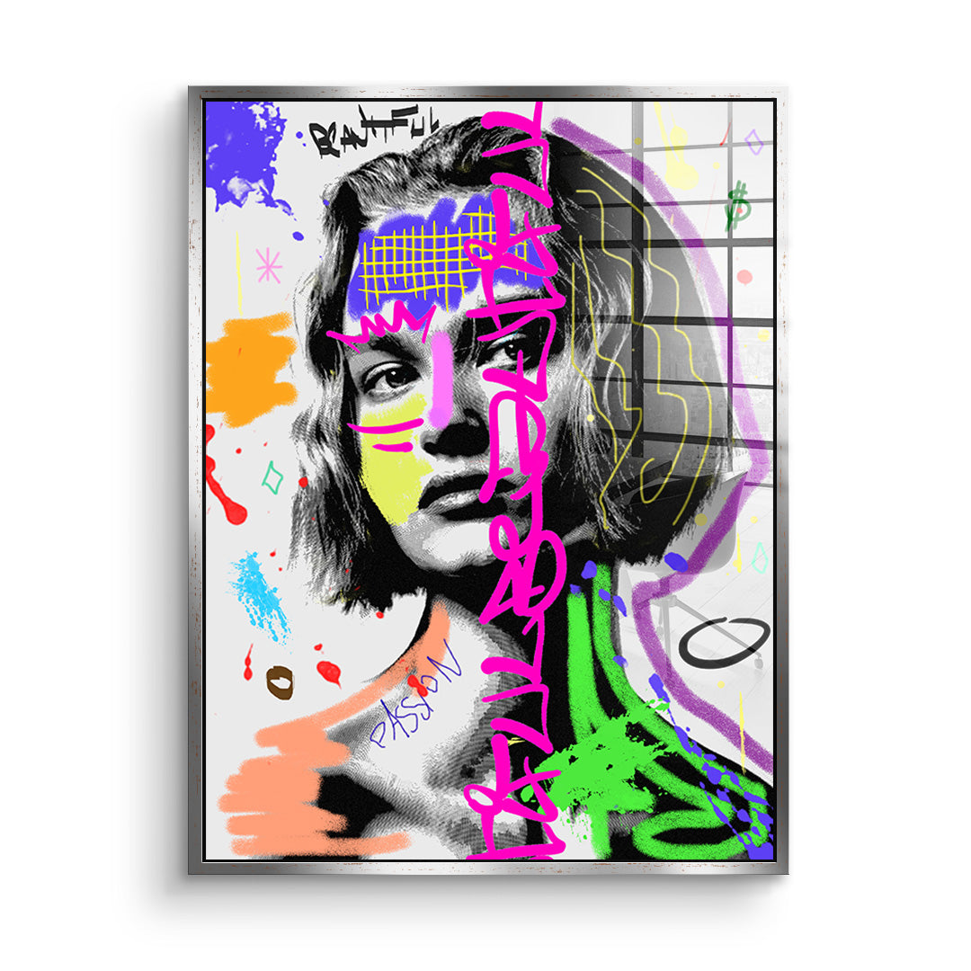 Lady Power - Acrylglas