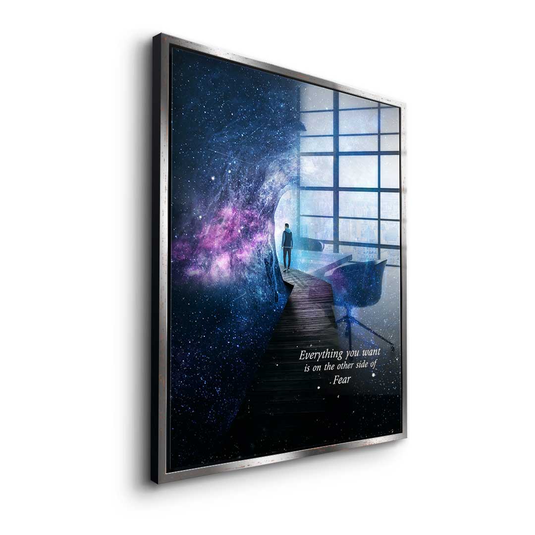 Everything You Want vs. Everything You Fear - Acrylglas