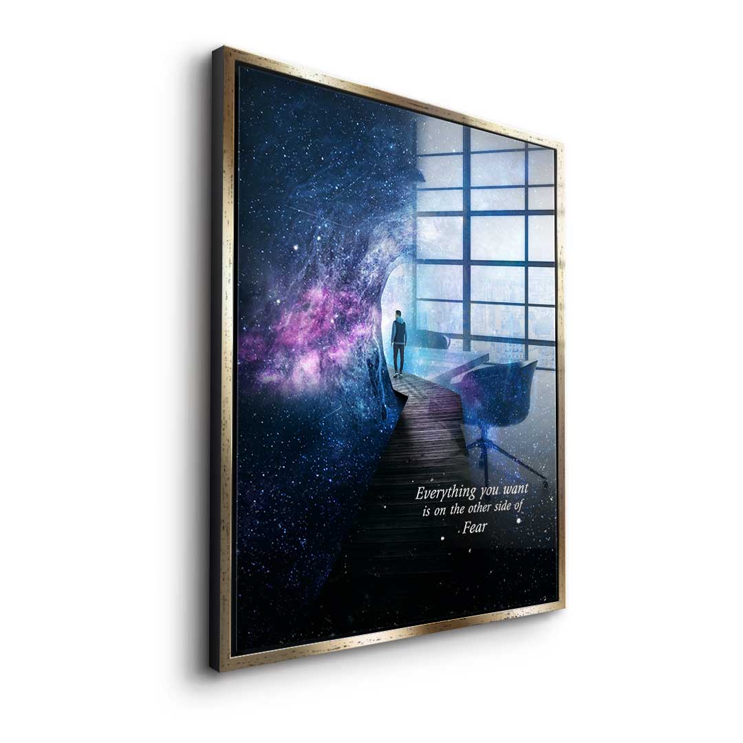 Everything You Want vs. Everything You Fear - Acrylglas