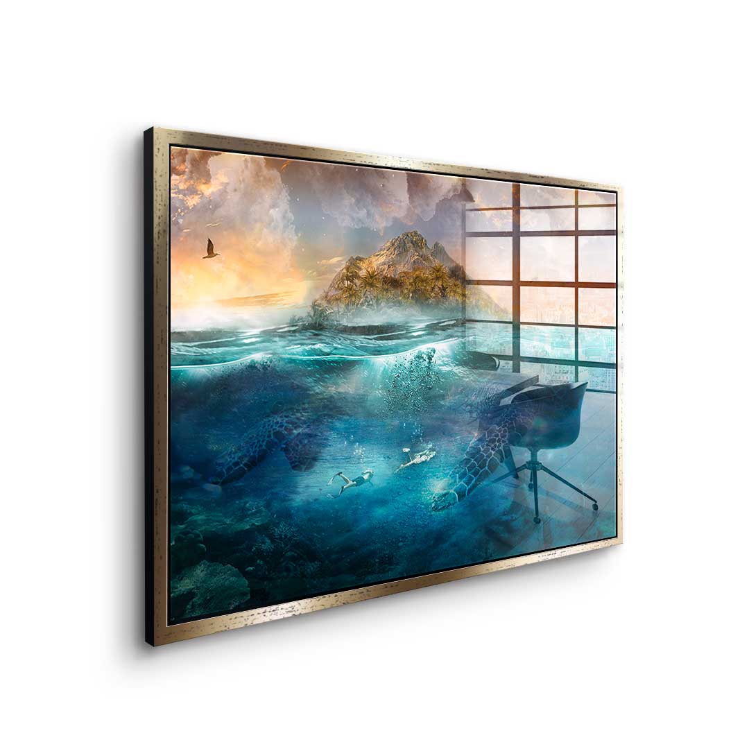 THE BEST THINGS IN LIFE HAPPEN UNEXPECTEDLY - Acrylglas