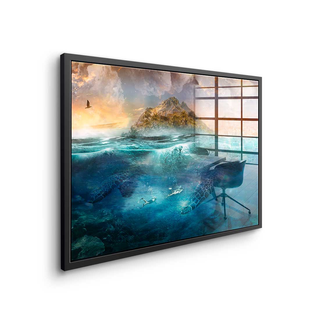 THE BEST THINGS IN LIFE HAPPEN UNEXPECTEDLY - Acrylglas