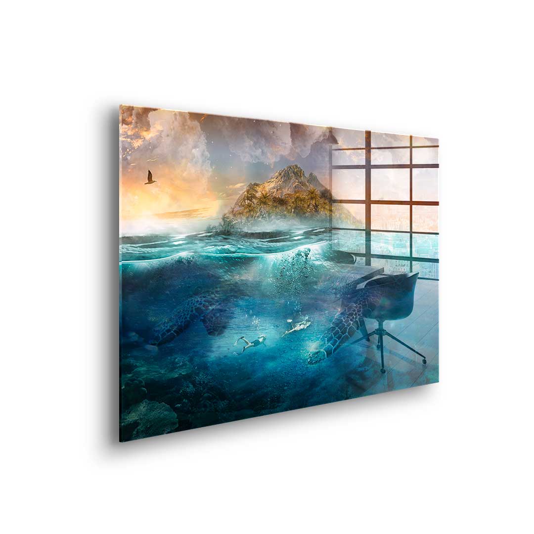 THE BEST THINGS IN LIFE HAPPEN UNEXPECTEDLY - Acrylglas