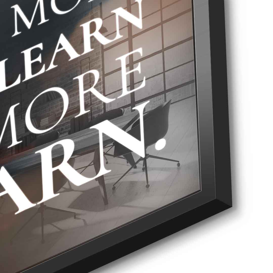 Power of learning - Acrylglas