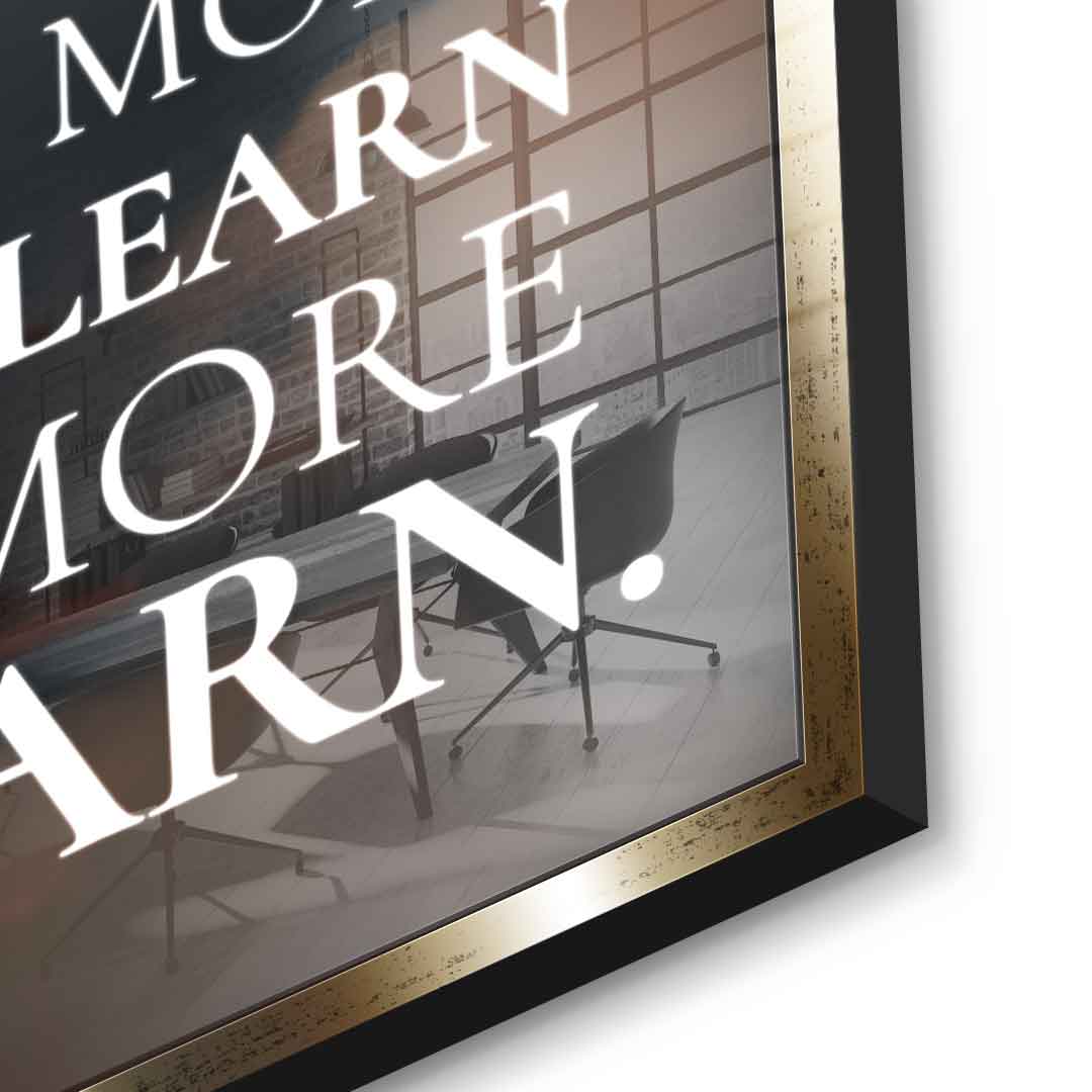 Power of learning - Acrylglas