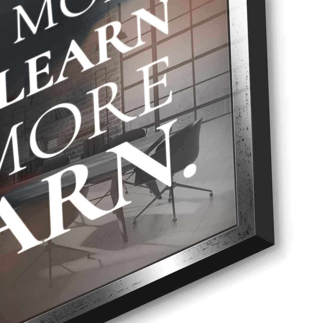 Power of learning - Acrylglas