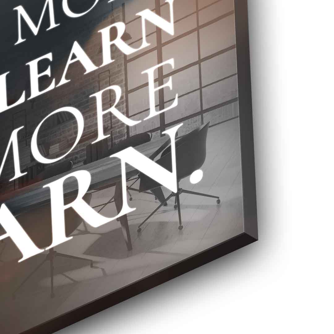 Power of learning - Acrylglas