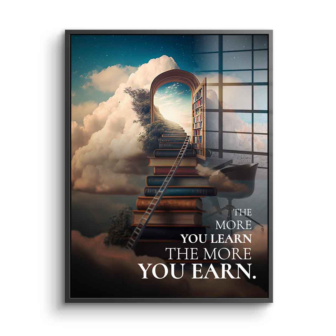 Power of learning - Acrylglas