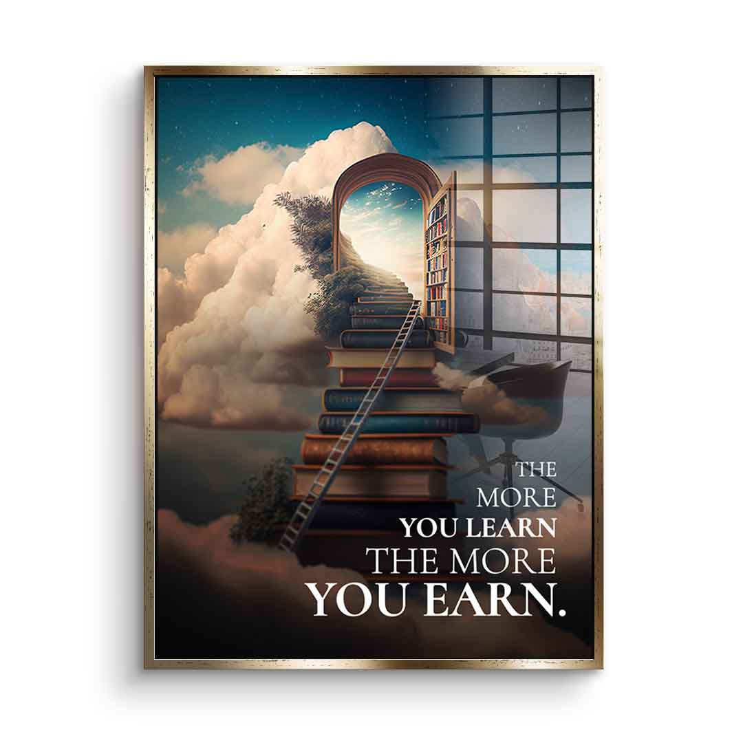 Power of learning - Acrylglas