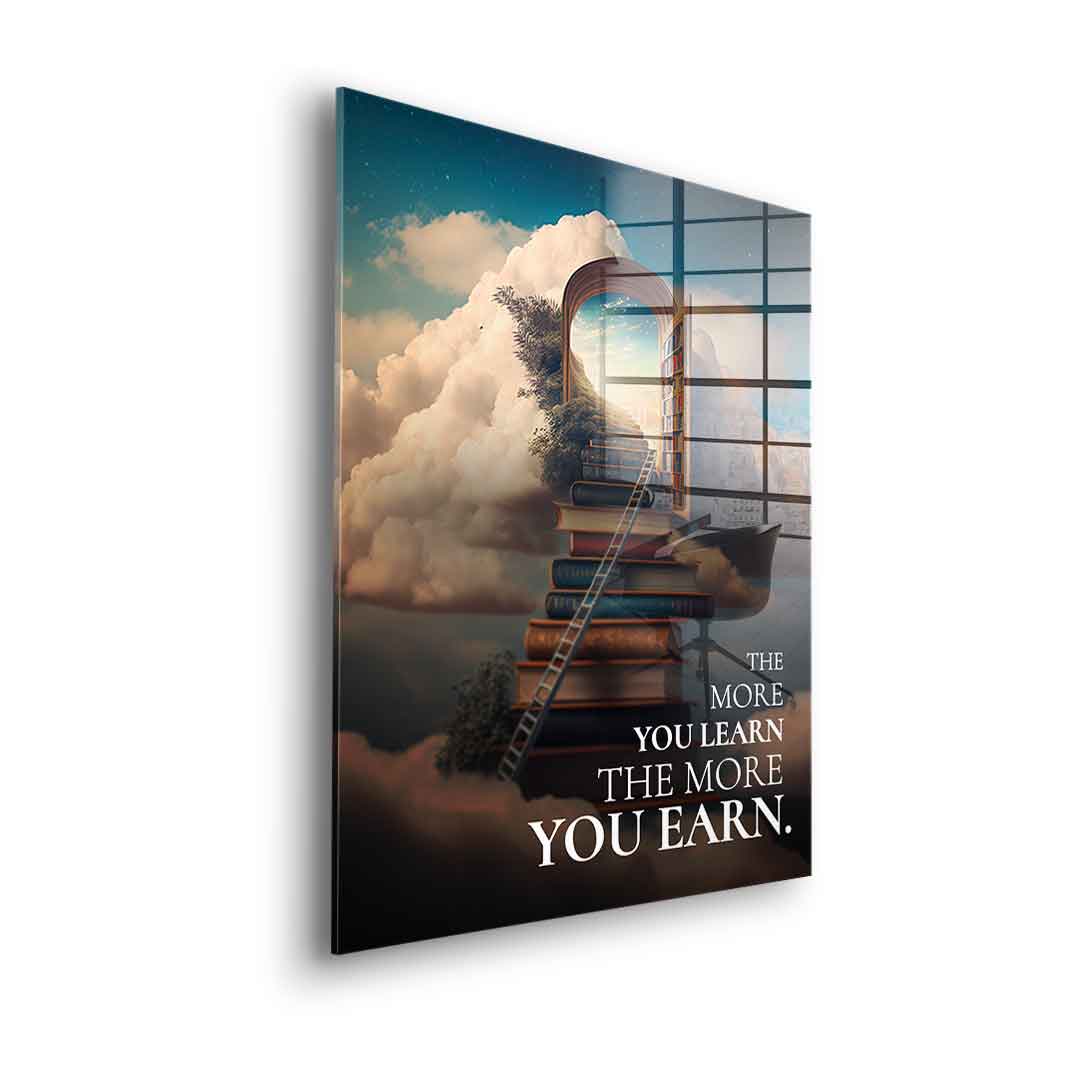 Power of learning - Acrylglas