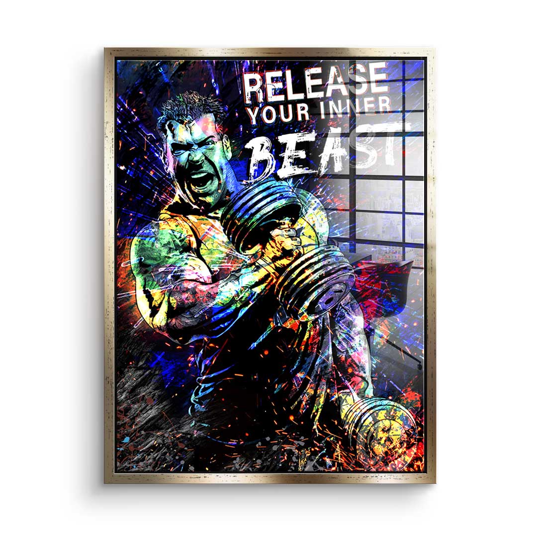 Release your inner Beast - Acrylglas