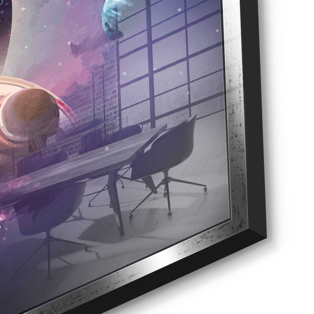 Bitcoin Universum - Acrylglas