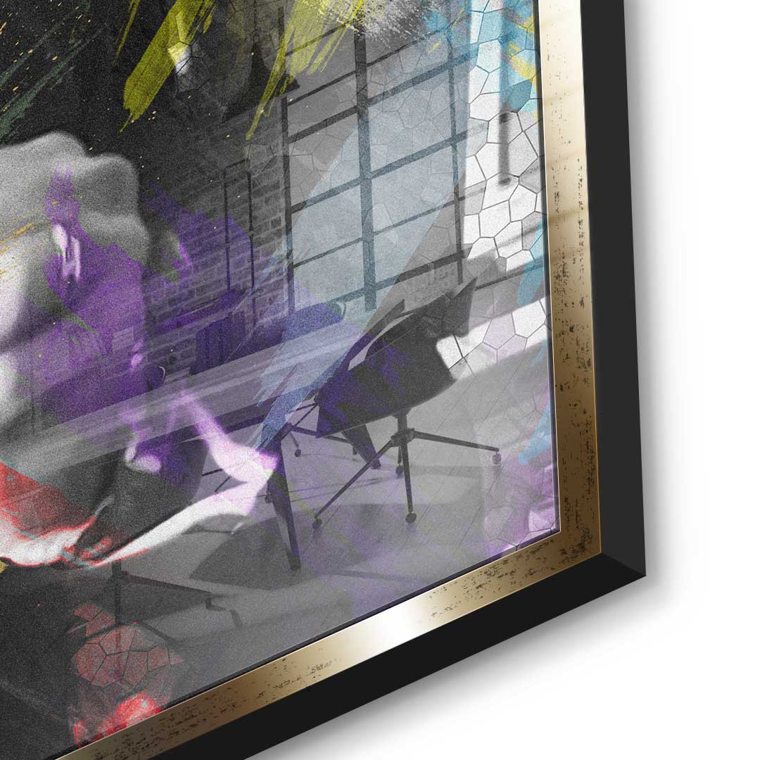 Bitcoin Wolf - Acrylglas