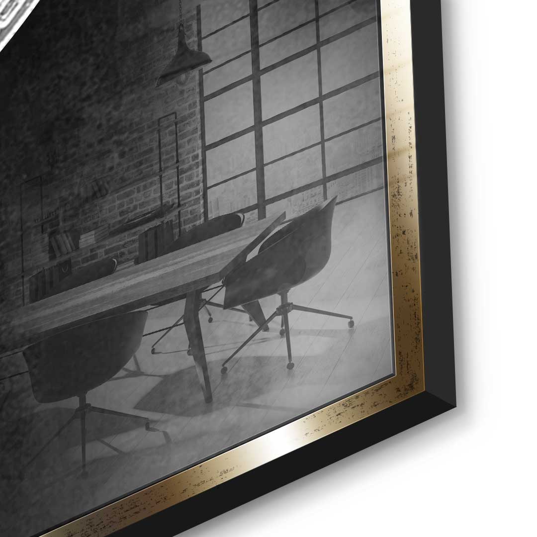 Black Bitcoin - Acrylglas