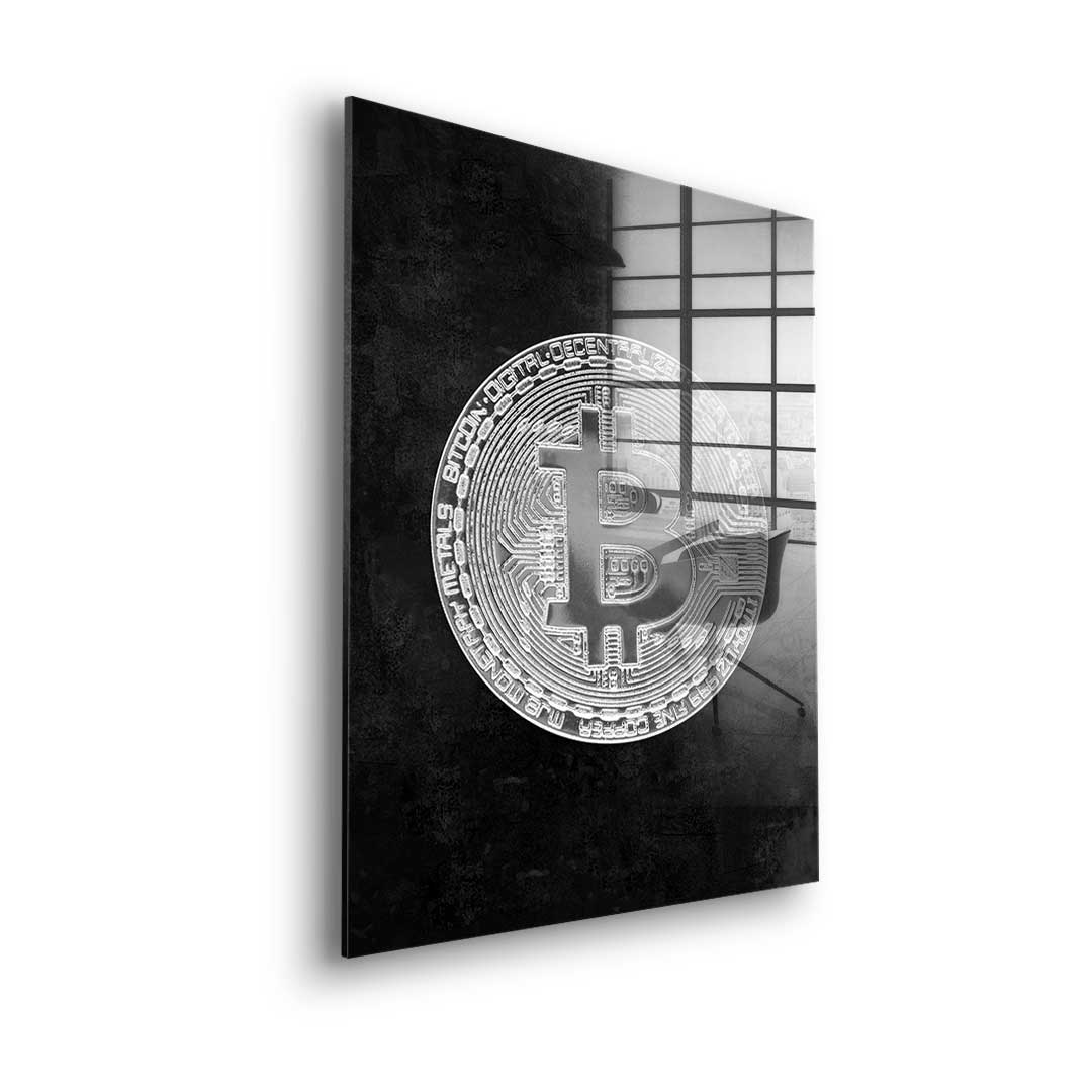 Black Bitcoin - Acrylglas