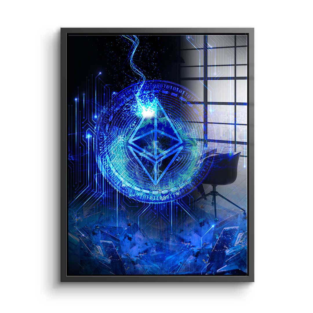 Matrix Ethereum - Acrylglas