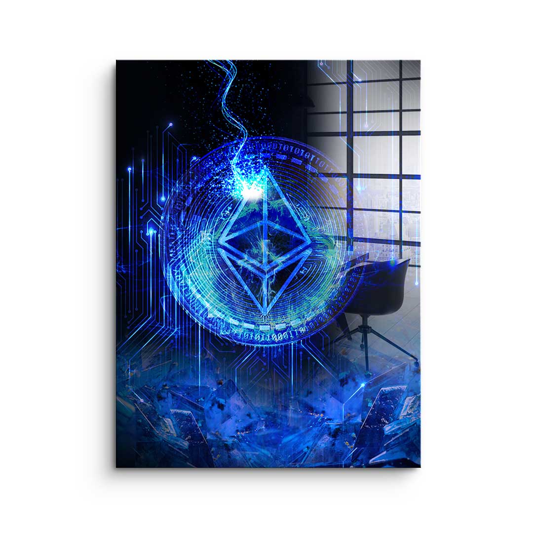 Matrix Ethereum - Acrylglas