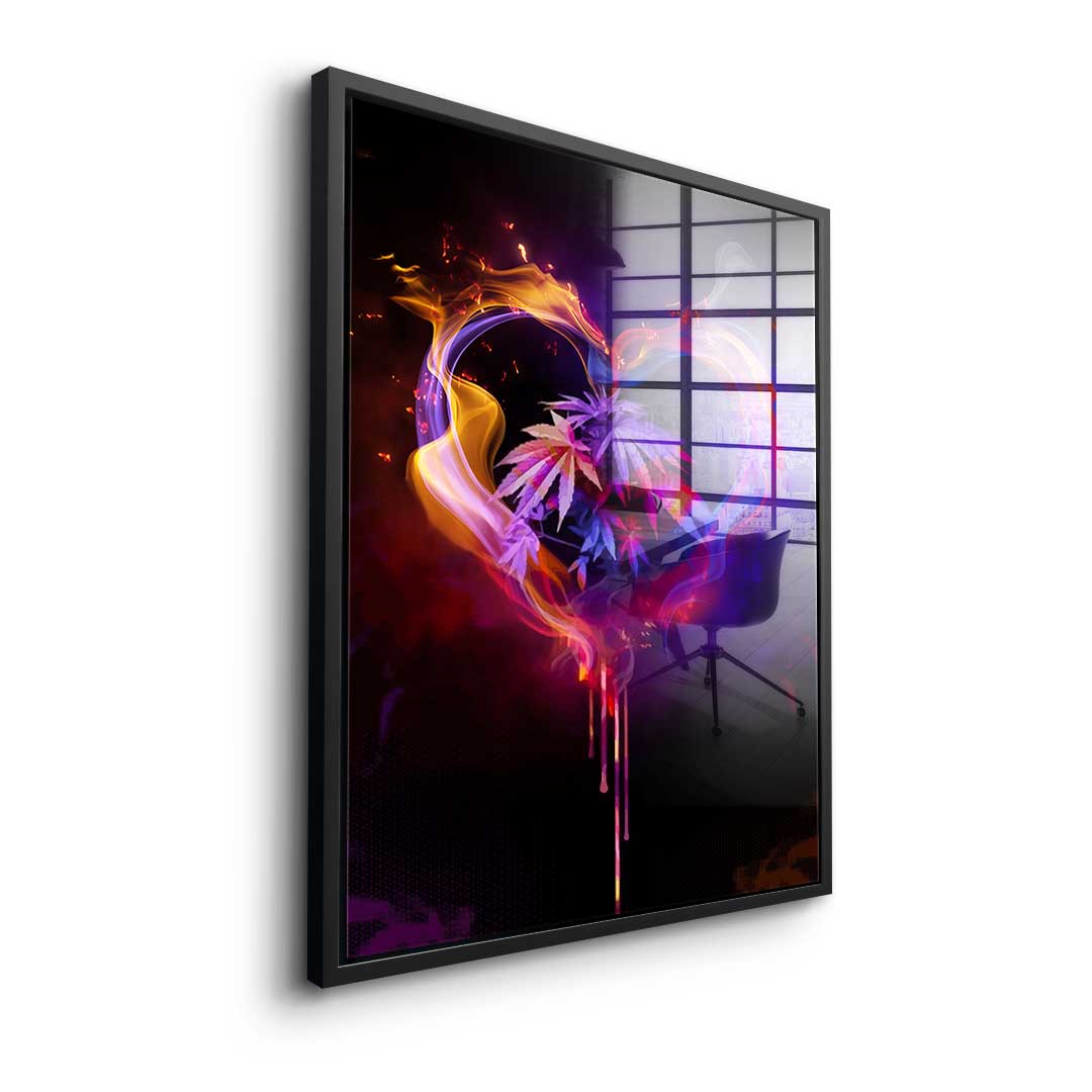 Weed Heart - Acrylglas