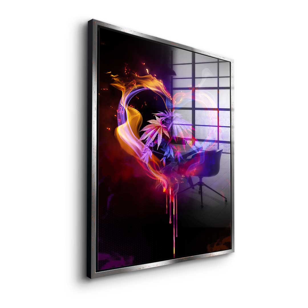 Weed Heart - Acrylglas