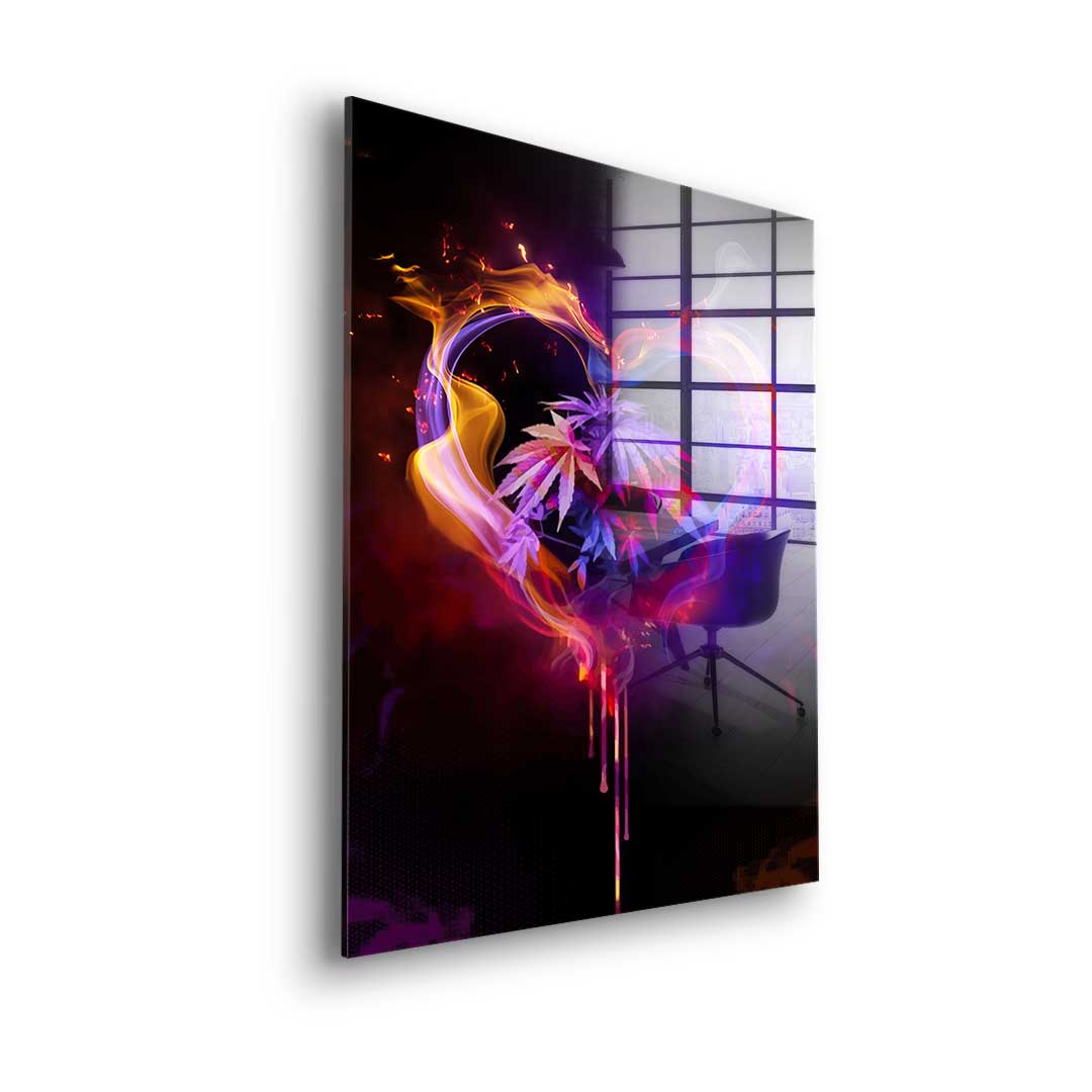 Weed Heart - Acrylglas