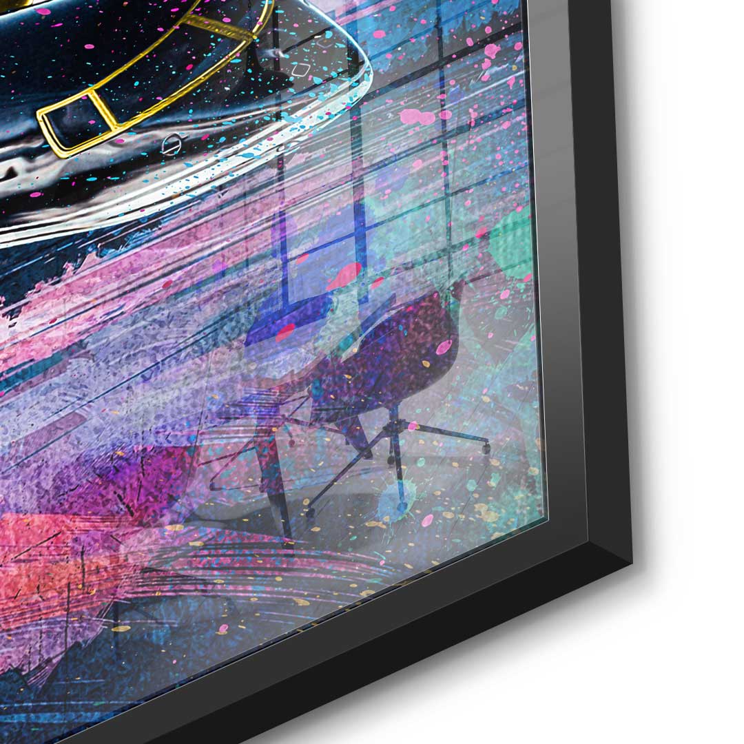 Private Jet - acrylic glass