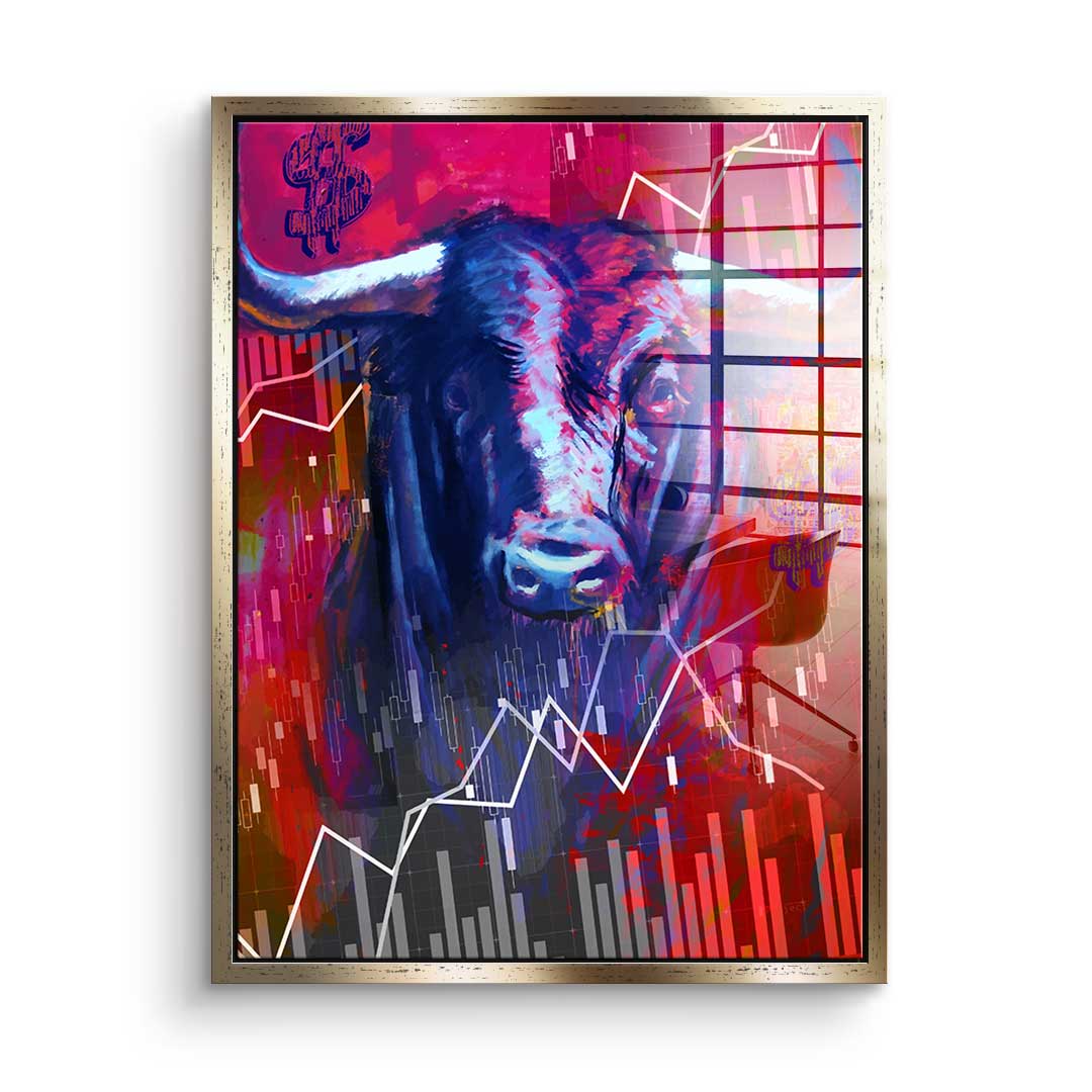 Rote Power - Acrylglas