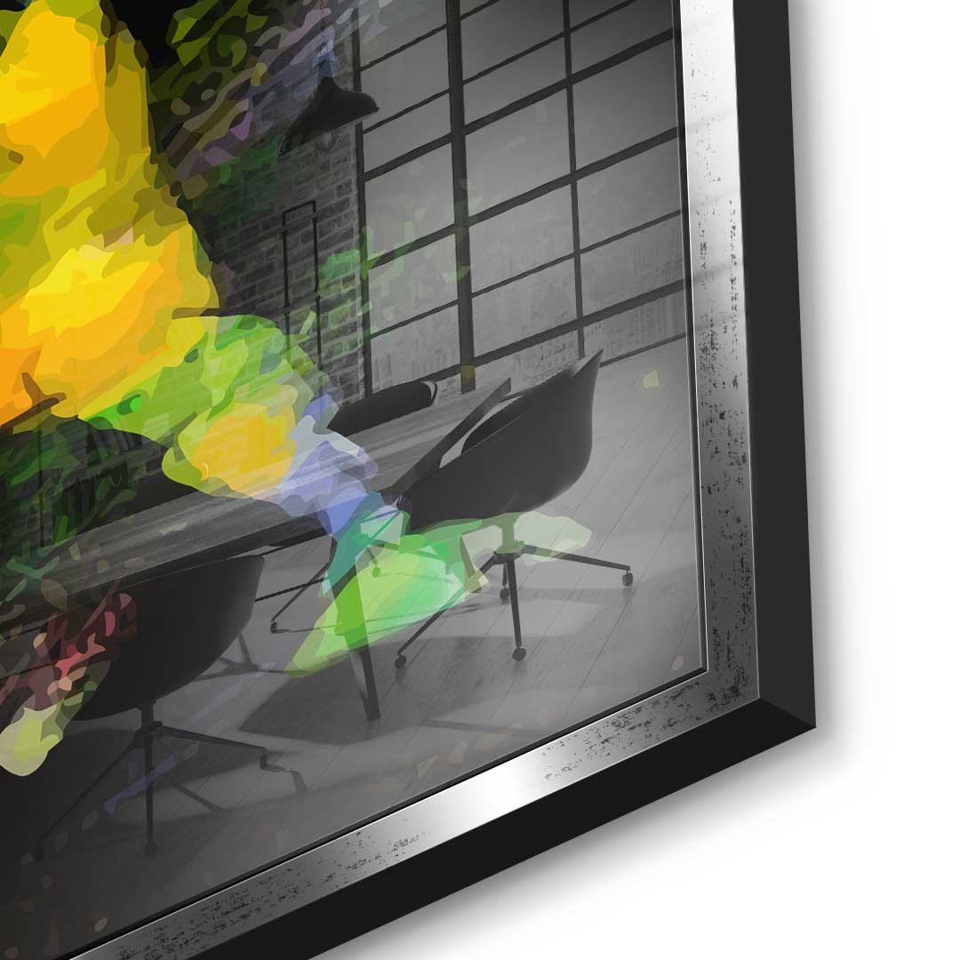 Wilder Bulle - Acrylglas