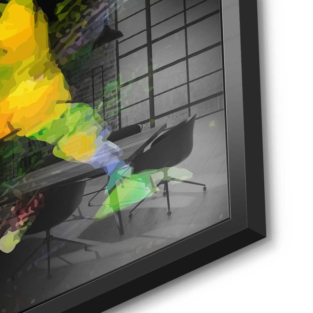 Wilder Bulle - Acrylglas