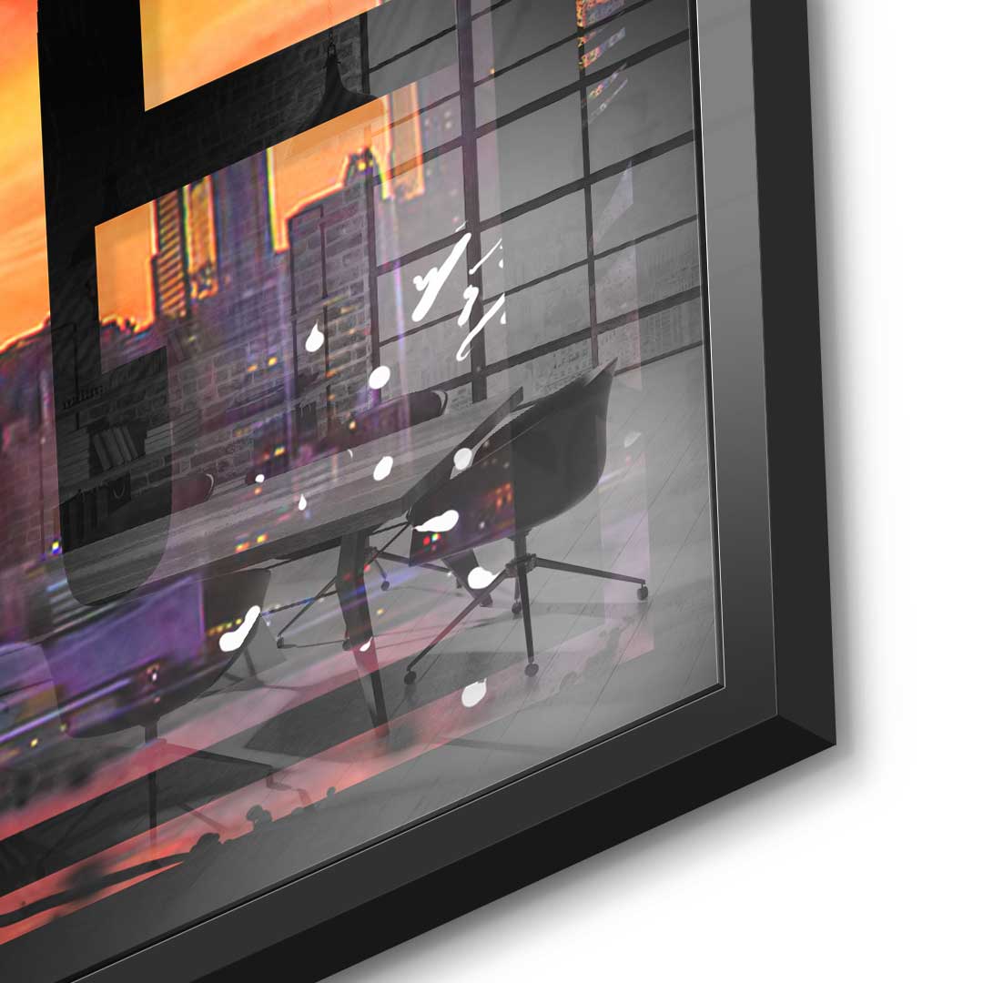 Work Hard Dream Big  - Acrylglass