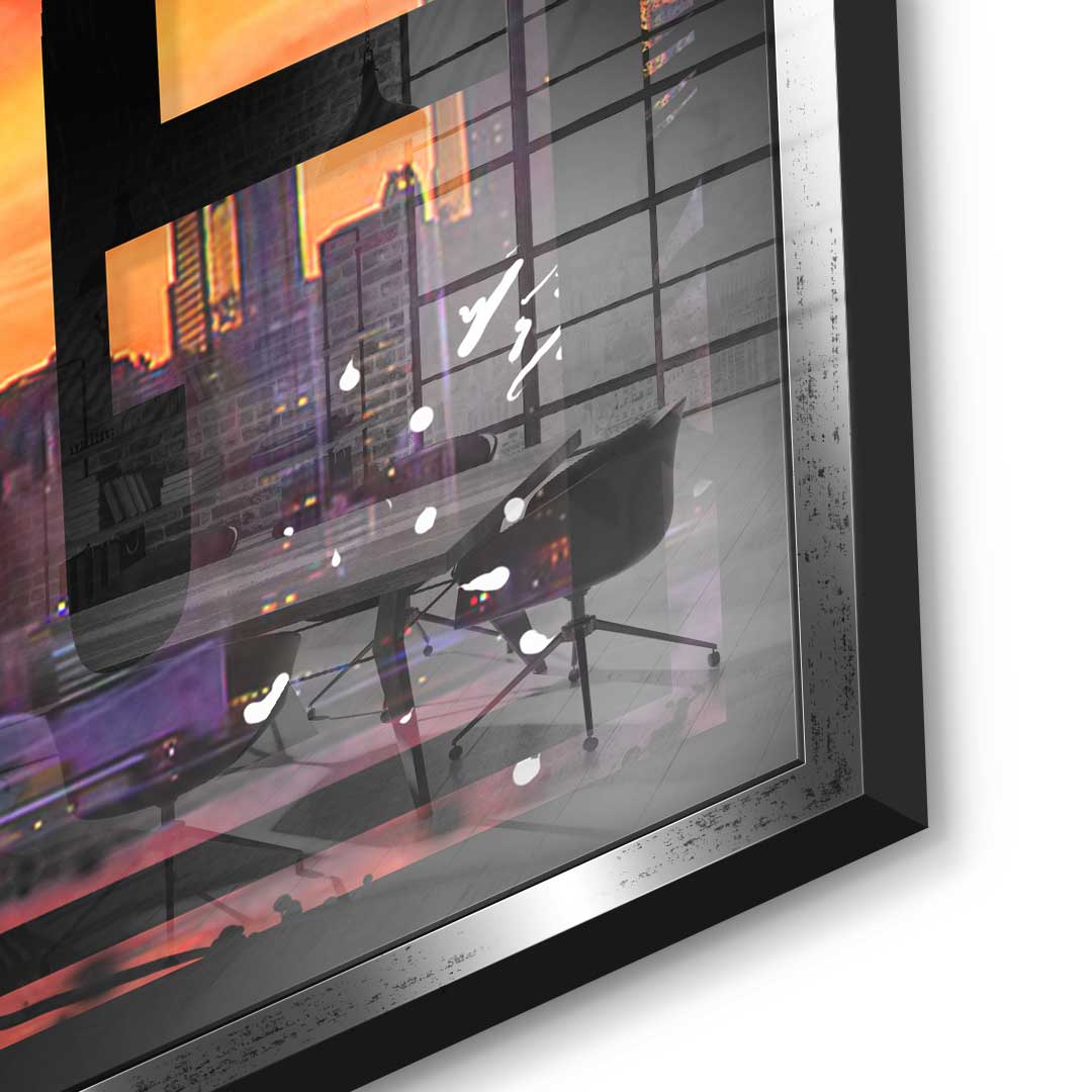 Work Hard Dream Big  - Acrylglass