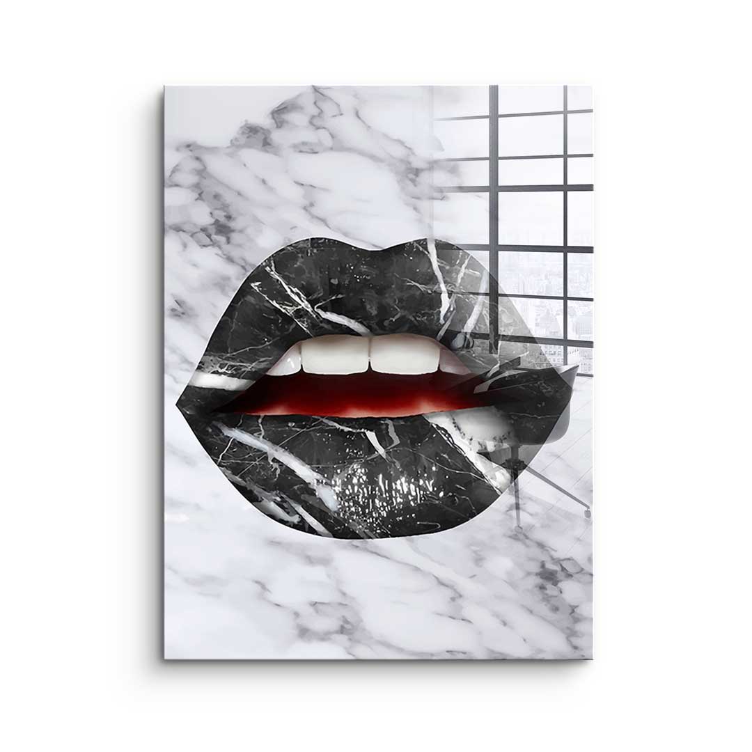 Lips X Marble - Acrylic glass