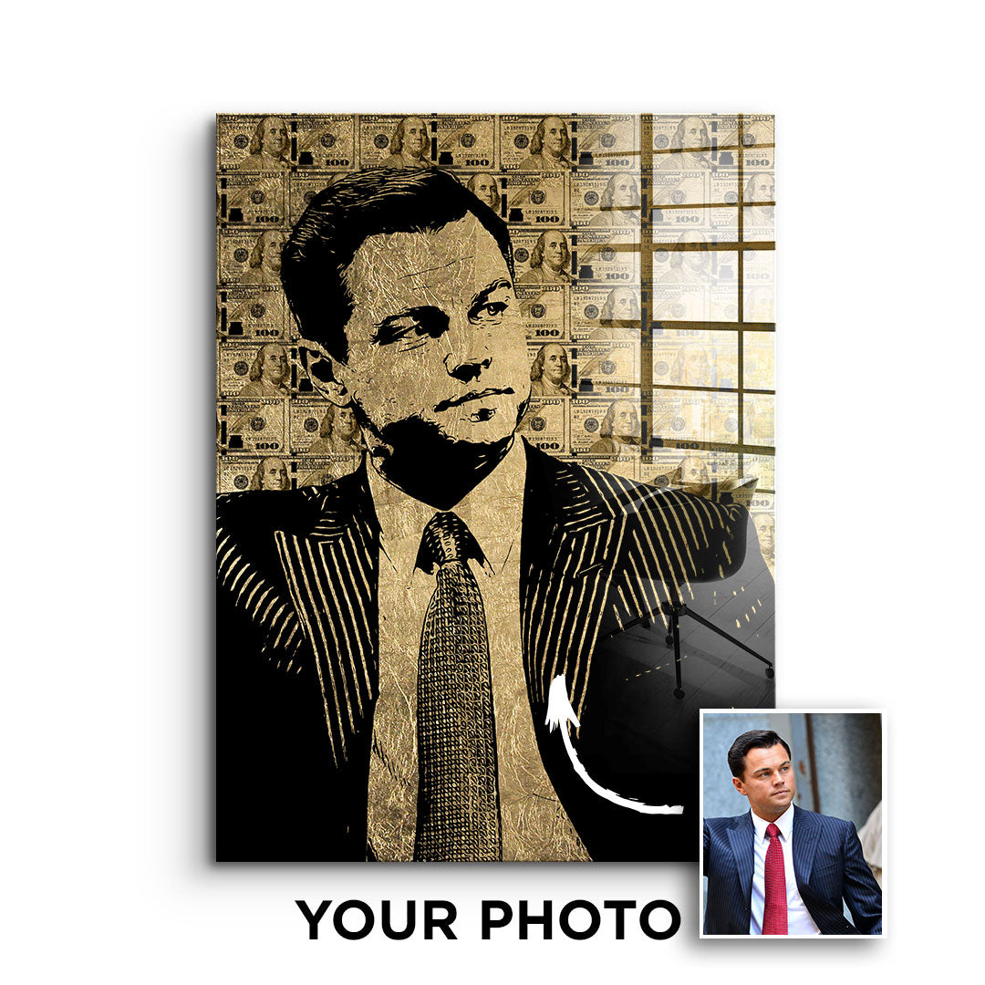 GOLD MONEY PORTRAIT - personalierbar