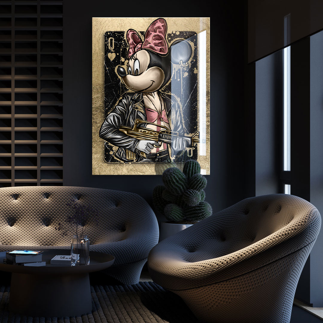 GANGSTER QUEEN - gold leaf